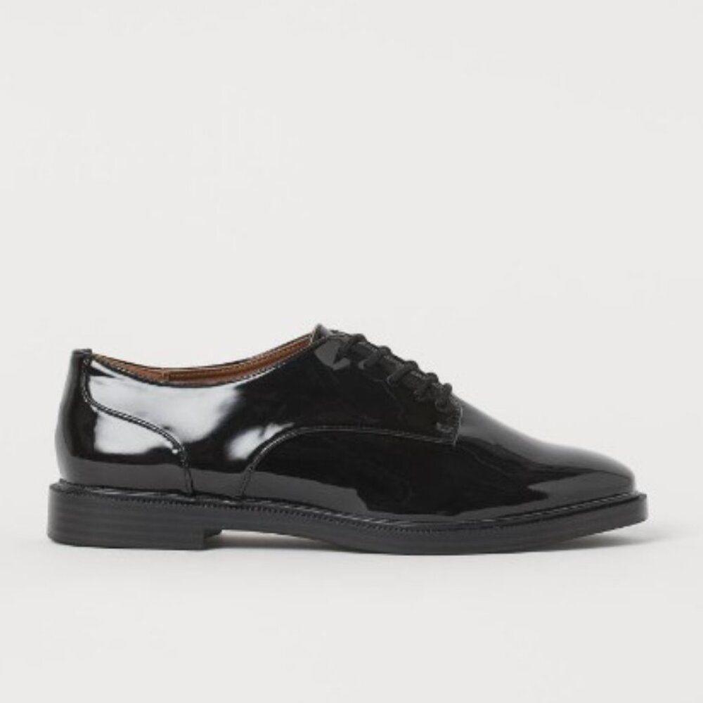 H&M Patent Derby shoes